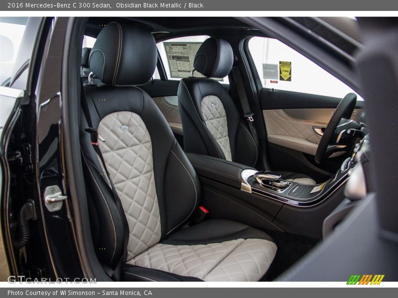 Obsidian Black Metallic / Black 2016 Mercedes-Benz C 300 Sedan