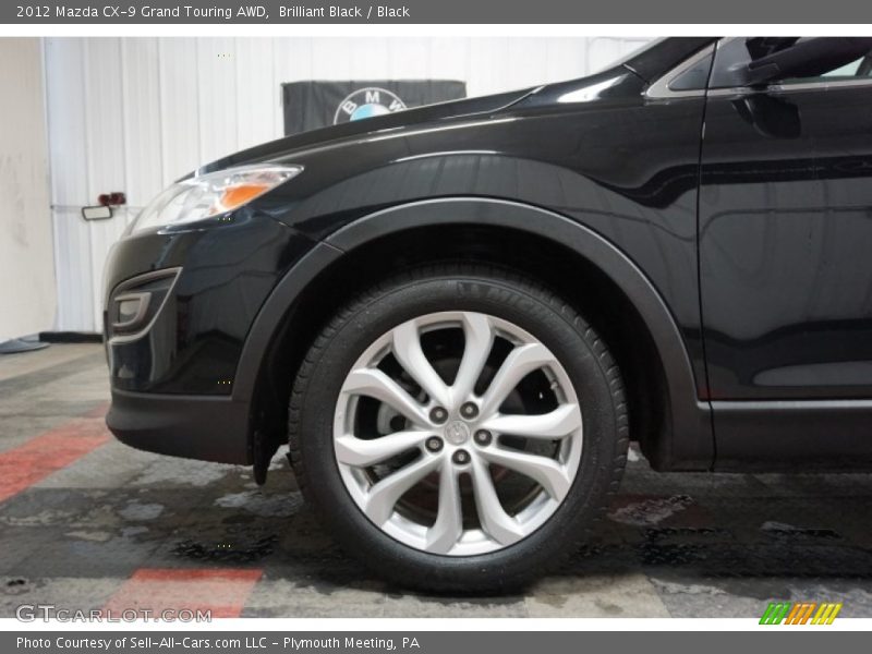 Brilliant Black / Black 2012 Mazda CX-9 Grand Touring AWD