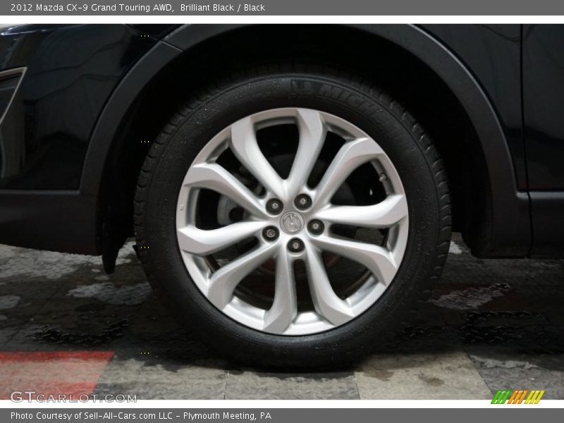 Brilliant Black / Black 2012 Mazda CX-9 Grand Touring AWD