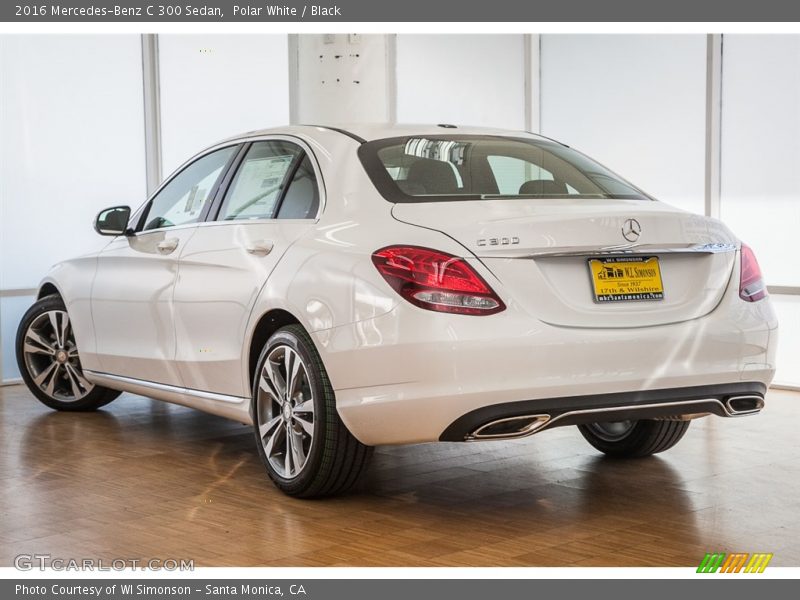 Polar White / Black 2016 Mercedes-Benz C 300 Sedan