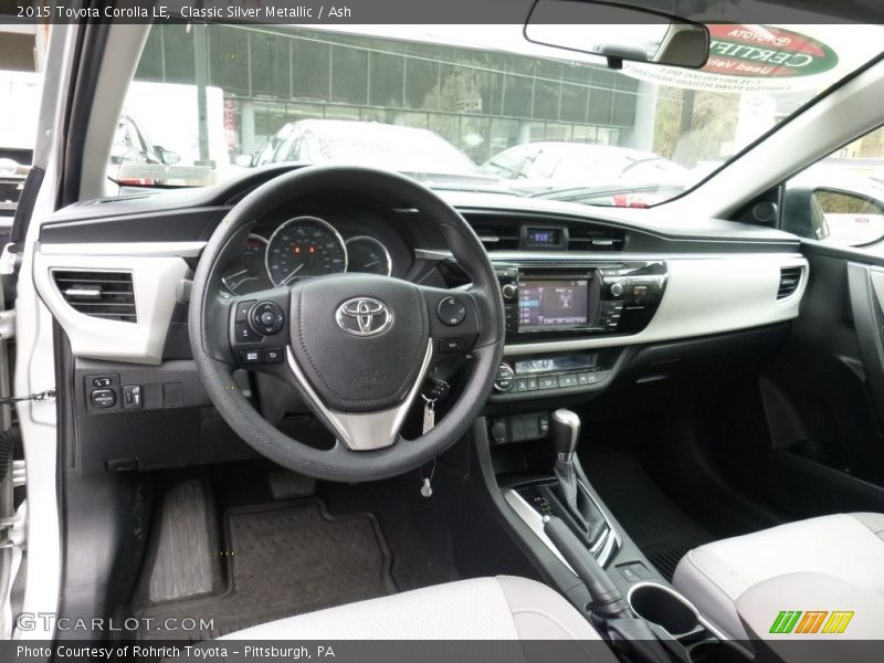 Classic Silver Metallic / Ash 2015 Toyota Corolla LE