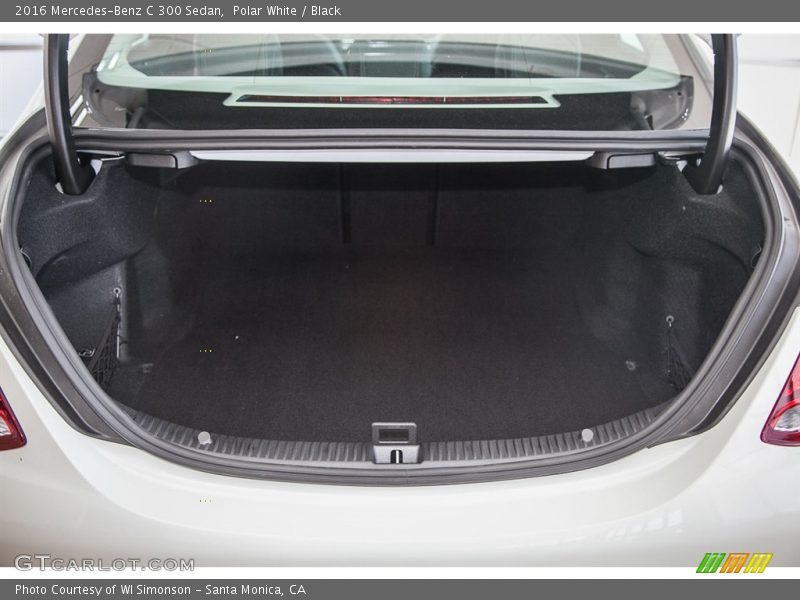 Polar White / Black 2016 Mercedes-Benz C 300 Sedan