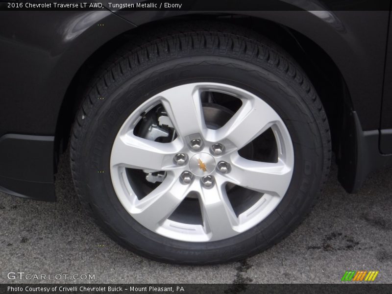 Tungsten Metallic / Ebony 2016 Chevrolet Traverse LT AWD