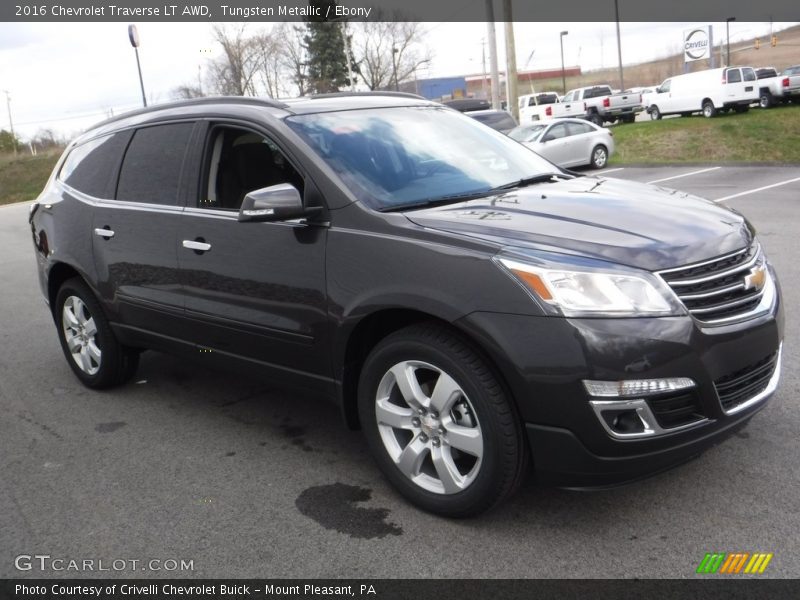 Tungsten Metallic / Ebony 2016 Chevrolet Traverse LT AWD