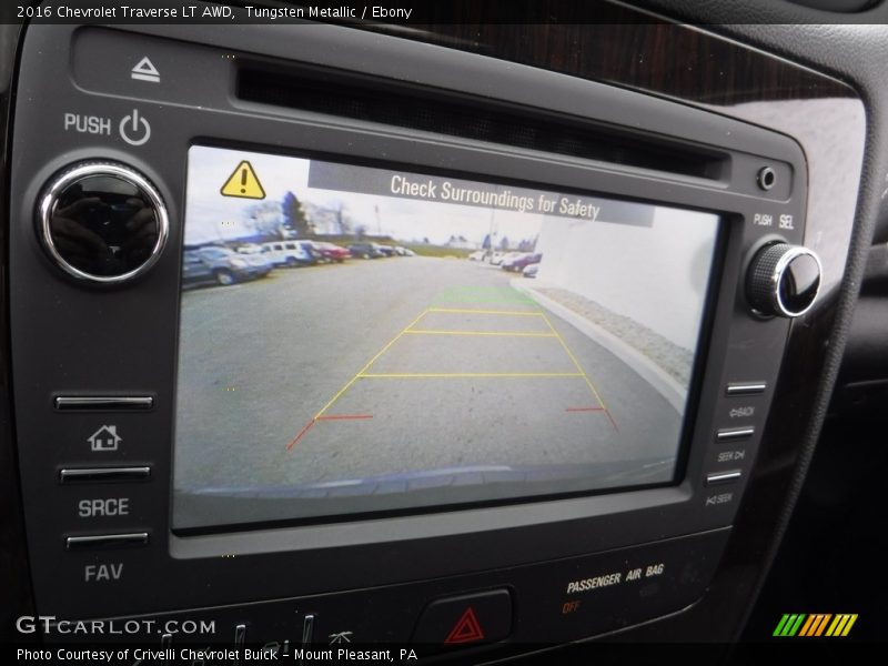 Tungsten Metallic / Ebony 2016 Chevrolet Traverse LT AWD