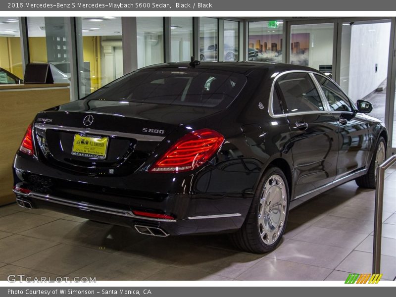 Black / Black 2016 Mercedes-Benz S Mercedes-Maybach S600 Sedan