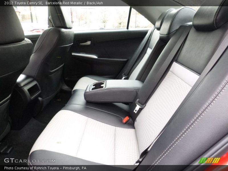 Barcelona Red Metallic / Black/Ash 2012 Toyota Camry SE