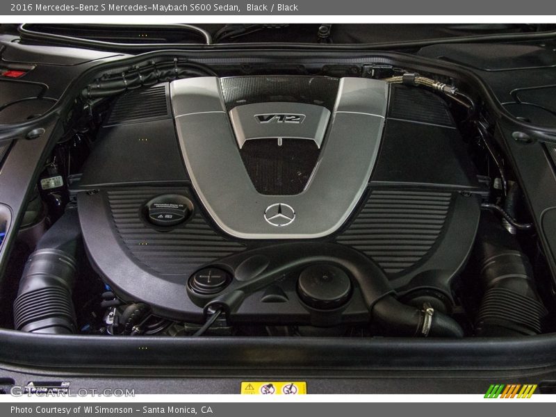  2016 S Mercedes-Maybach S600 Sedan Engine - 6.0 Liter biturbo SOHC 36-Valve V12