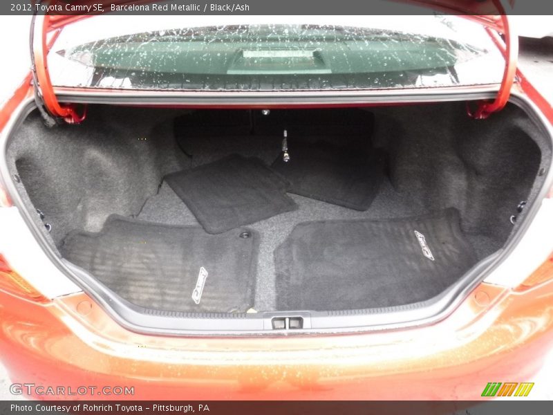 Barcelona Red Metallic / Black/Ash 2012 Toyota Camry SE
