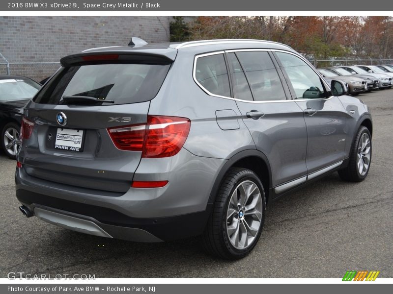 Space Grey Metallic / Black 2016 BMW X3 xDrive28i