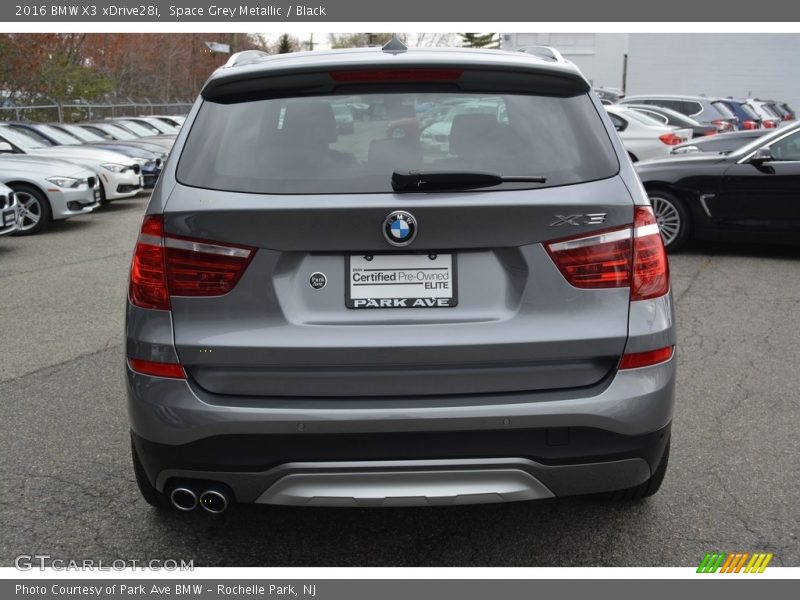 Space Grey Metallic / Black 2016 BMW X3 xDrive28i