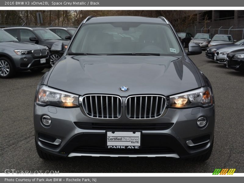 Space Grey Metallic / Black 2016 BMW X3 xDrive28i