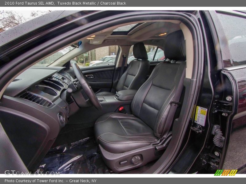 Tuxedo Black Metallic / Charcoal Black 2010 Ford Taurus SEL AWD
