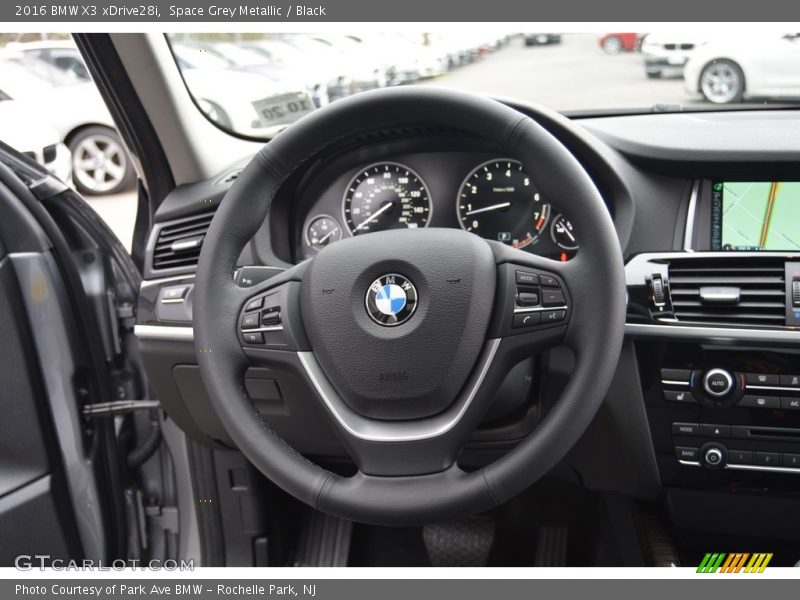 Space Grey Metallic / Black 2016 BMW X3 xDrive28i