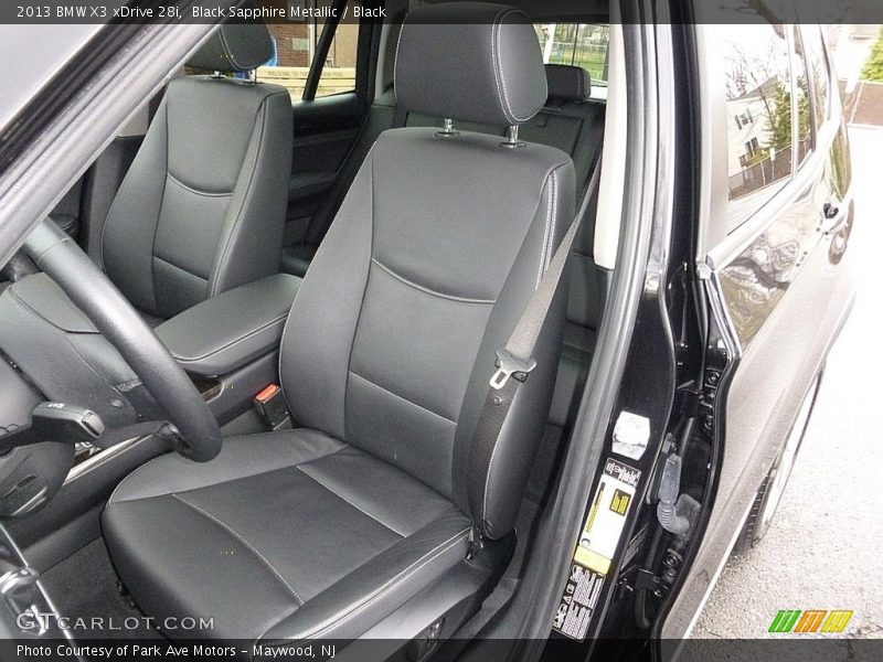 Black Sapphire Metallic / Black 2013 BMW X3 xDrive 28i