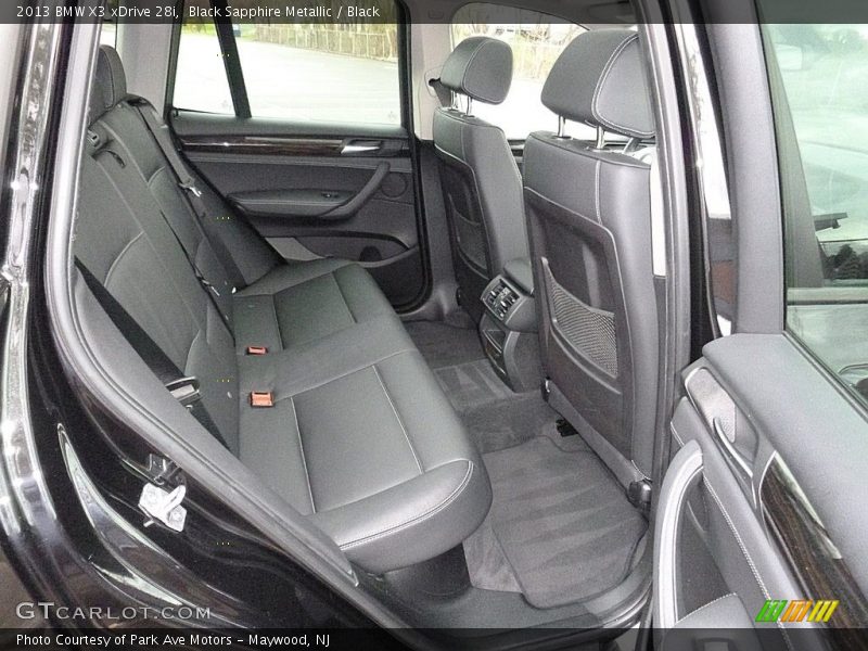 Black Sapphire Metallic / Black 2013 BMW X3 xDrive 28i