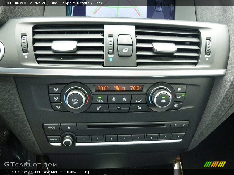 Black Sapphire Metallic / Black 2013 BMW X3 xDrive 28i