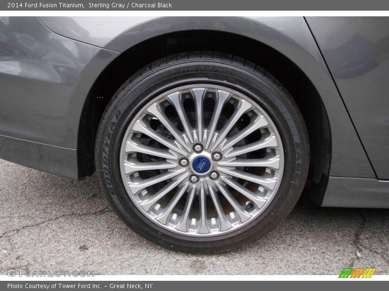 Sterling Gray / Charcoal Black 2014 Ford Fusion Titanium