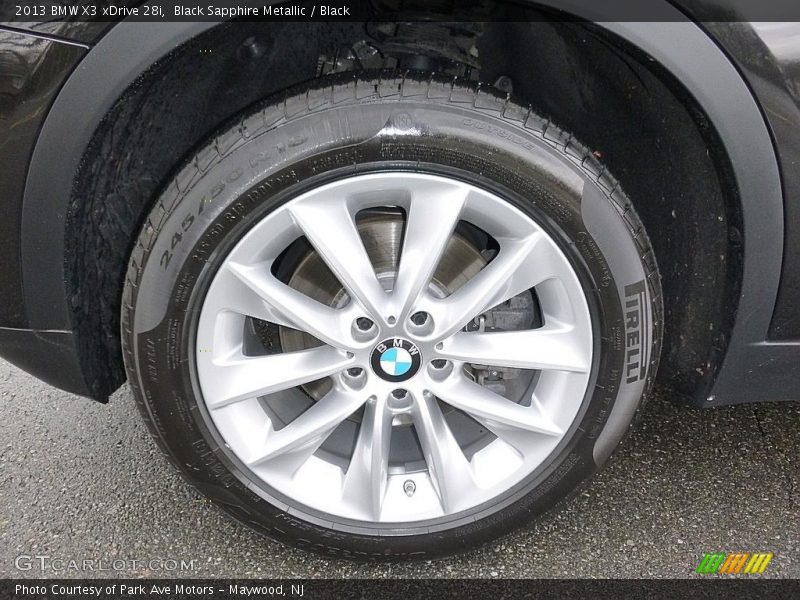 Black Sapphire Metallic / Black 2013 BMW X3 xDrive 28i