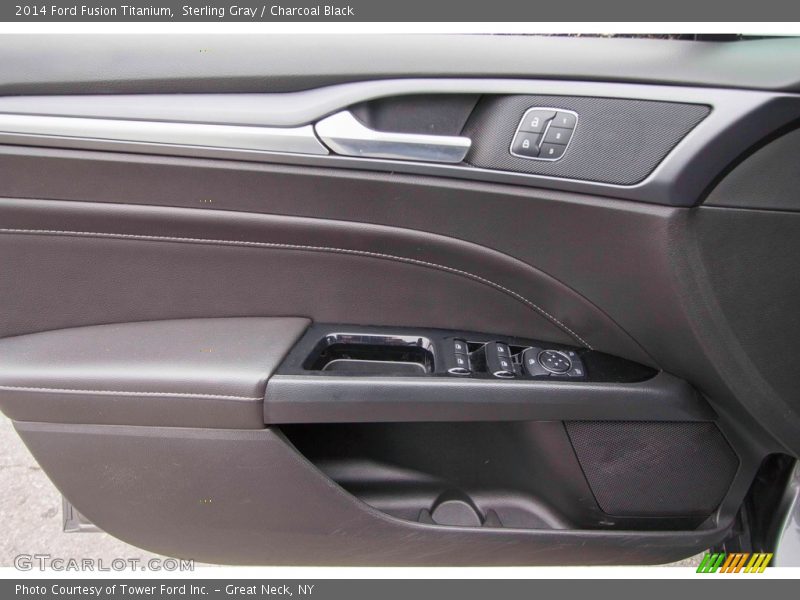 Sterling Gray / Charcoal Black 2014 Ford Fusion Titanium