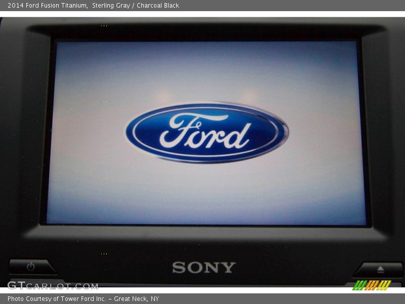 Sterling Gray / Charcoal Black 2014 Ford Fusion Titanium