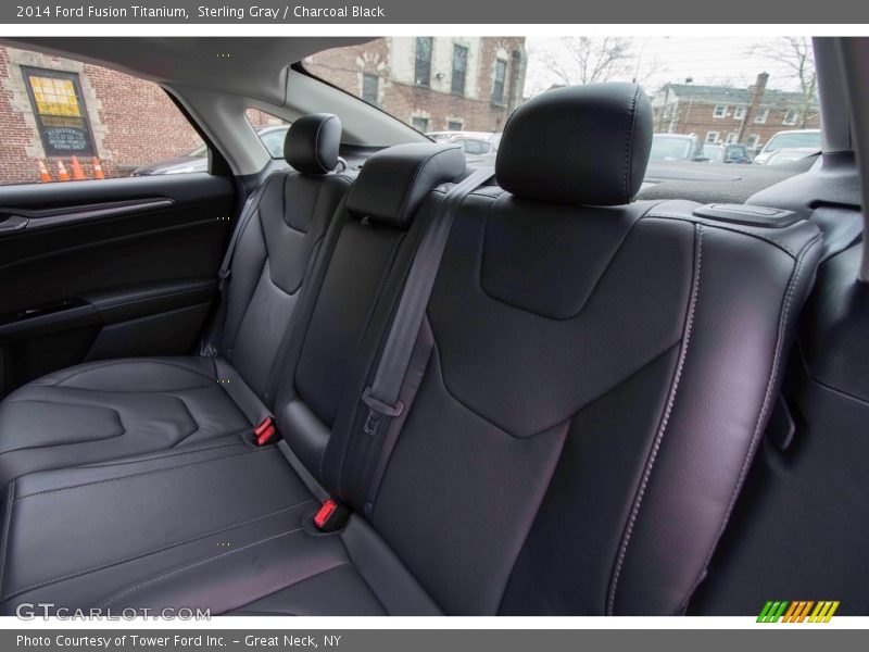 Sterling Gray / Charcoal Black 2014 Ford Fusion Titanium
