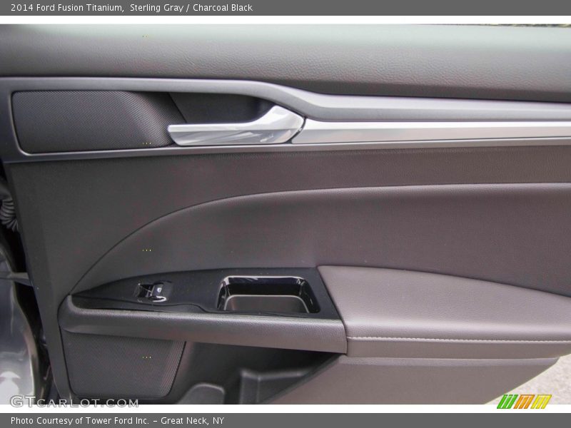 Sterling Gray / Charcoal Black 2014 Ford Fusion Titanium