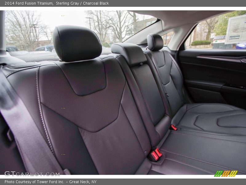 Sterling Gray / Charcoal Black 2014 Ford Fusion Titanium