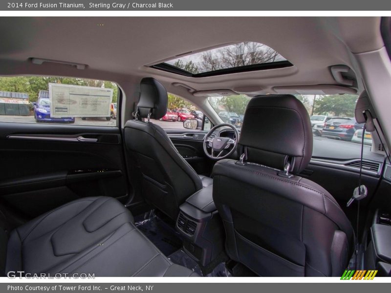 Sterling Gray / Charcoal Black 2014 Ford Fusion Titanium