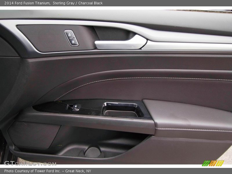 Sterling Gray / Charcoal Black 2014 Ford Fusion Titanium
