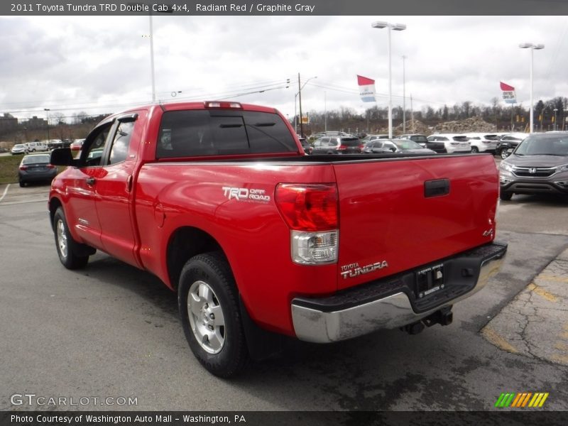 Radiant Red / Graphite Gray 2011 Toyota Tundra TRD Double Cab 4x4
