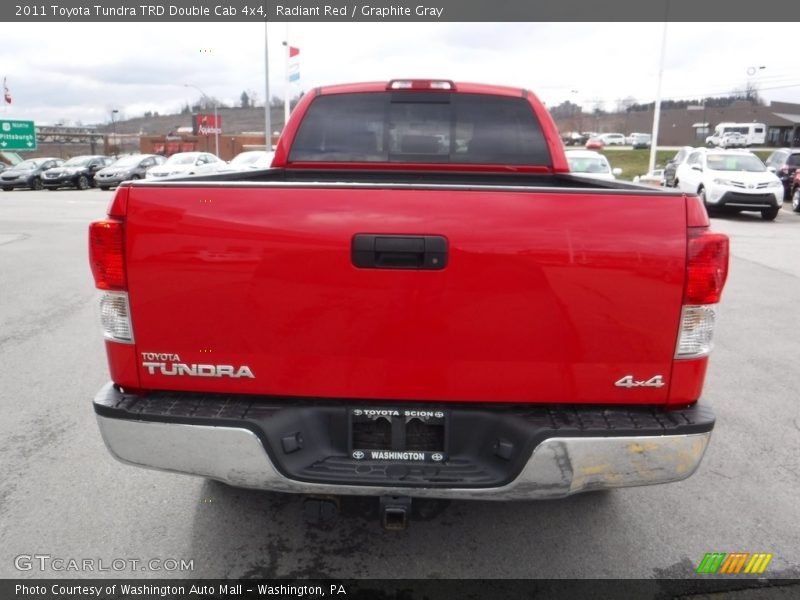 Radiant Red / Graphite Gray 2011 Toyota Tundra TRD Double Cab 4x4