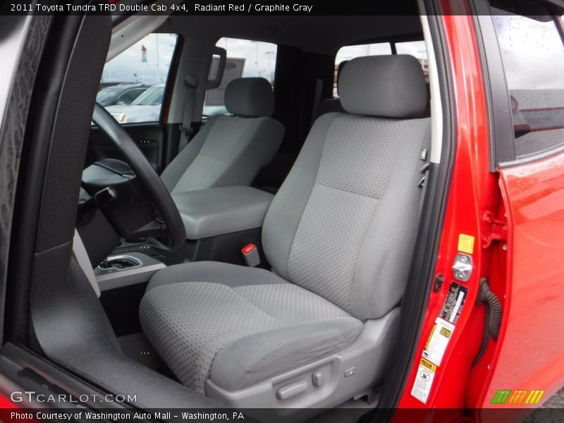 Radiant Red / Graphite Gray 2011 Toyota Tundra TRD Double Cab 4x4