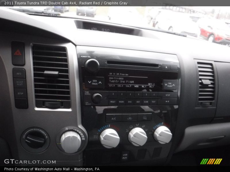 Radiant Red / Graphite Gray 2011 Toyota Tundra TRD Double Cab 4x4