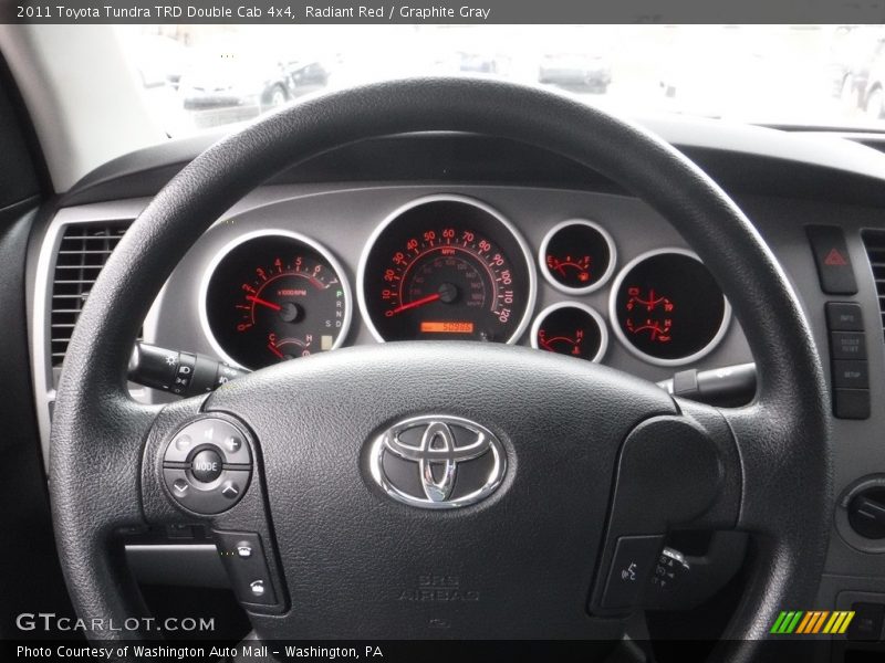 Radiant Red / Graphite Gray 2011 Toyota Tundra TRD Double Cab 4x4