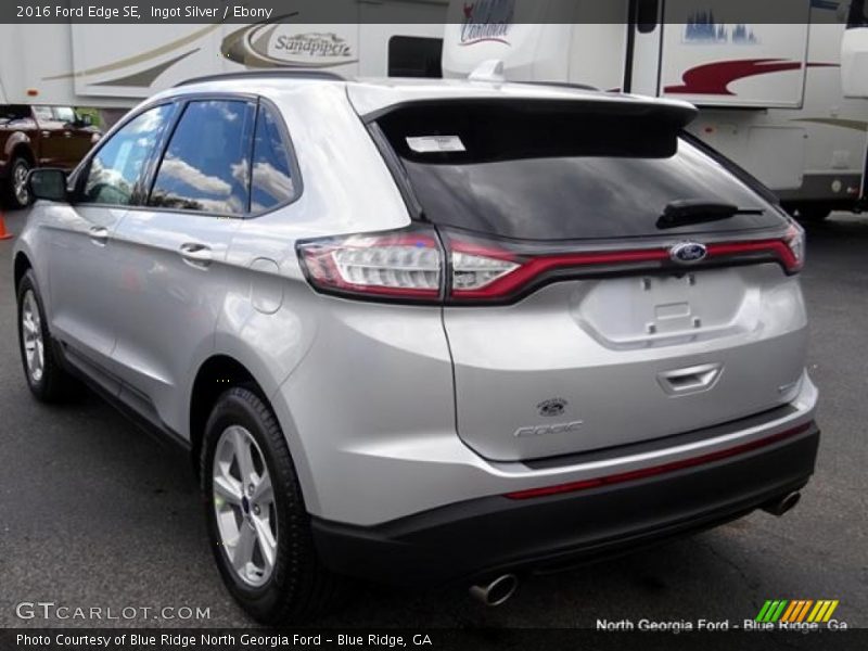 Ingot Silver / Ebony 2016 Ford Edge SE