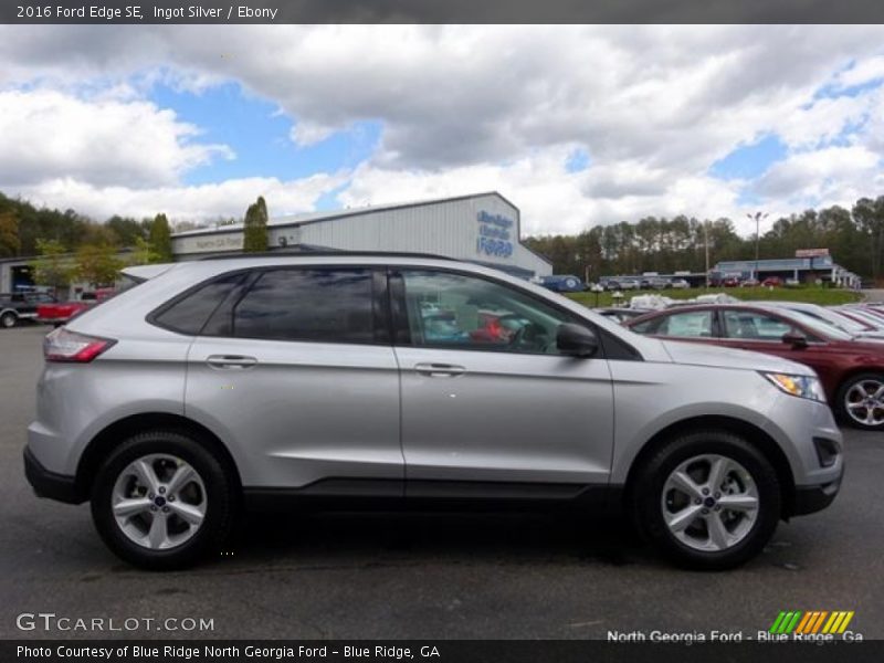 Ingot Silver / Ebony 2016 Ford Edge SE