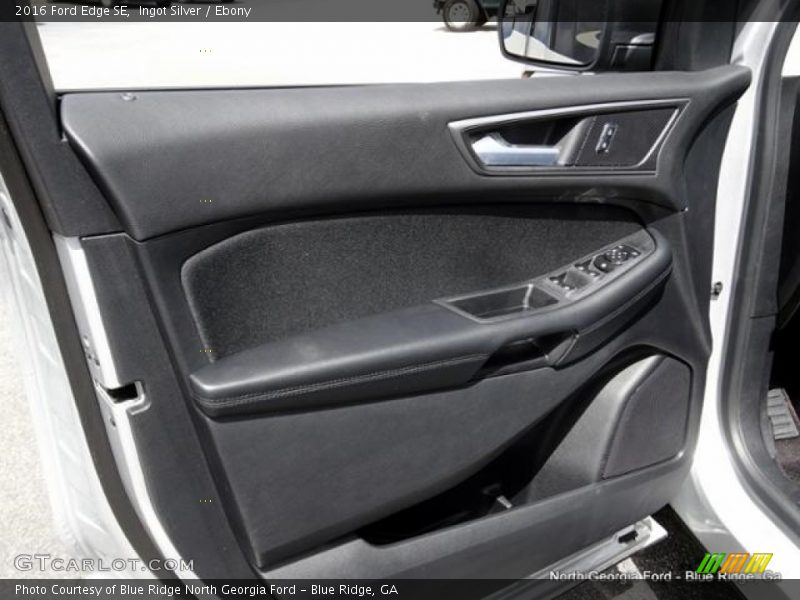 Ingot Silver / Ebony 2016 Ford Edge SE