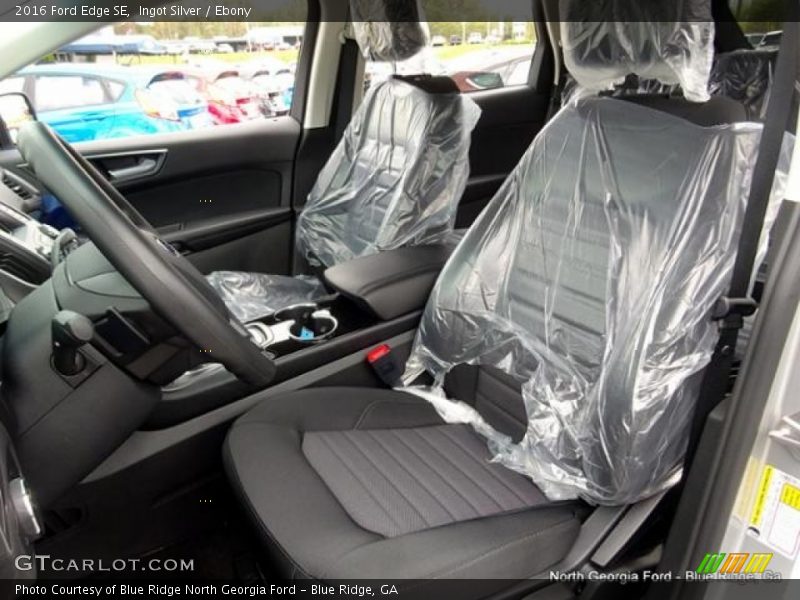 Ingot Silver / Ebony 2016 Ford Edge SE
