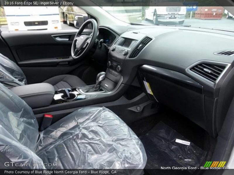 Ingot Silver / Ebony 2016 Ford Edge SE