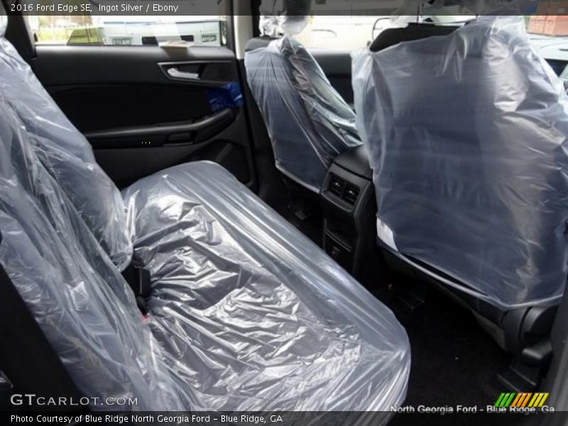 Ingot Silver / Ebony 2016 Ford Edge SE