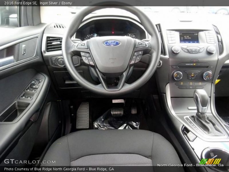 Ingot Silver / Ebony 2016 Ford Edge SE