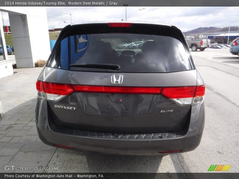 Modern Steel Metallic / Gray 2014 Honda Odyssey Touring Elite