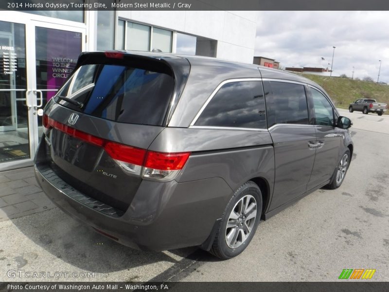 Modern Steel Metallic / Gray 2014 Honda Odyssey Touring Elite