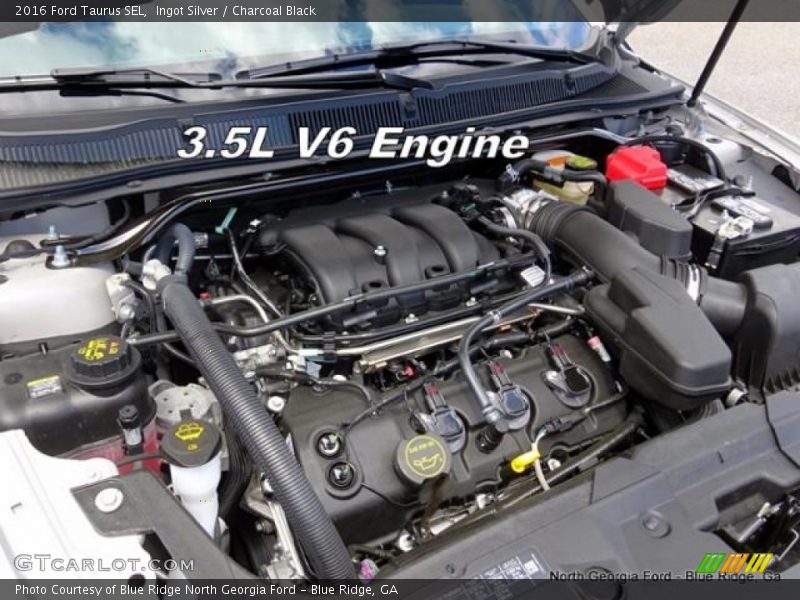 Ingot Silver / Charcoal Black 2016 Ford Taurus SEL