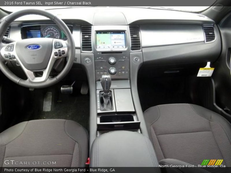 Ingot Silver / Charcoal Black 2016 Ford Taurus SEL