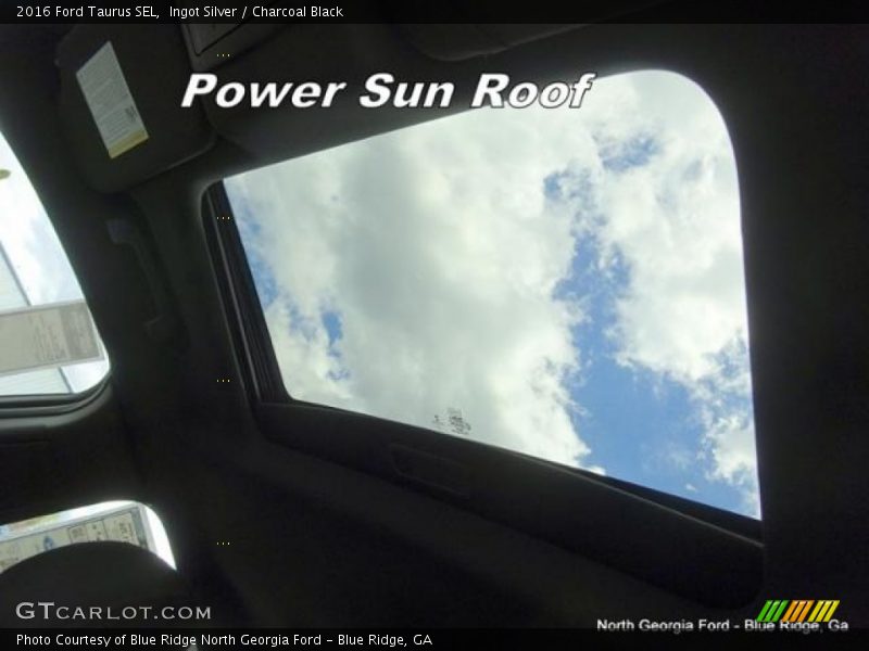 Ingot Silver / Charcoal Black 2016 Ford Taurus SEL