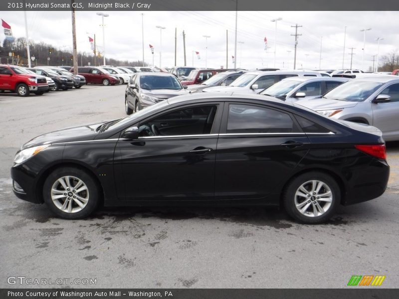 Midnight Black / Gray 2013 Hyundai Sonata GLS