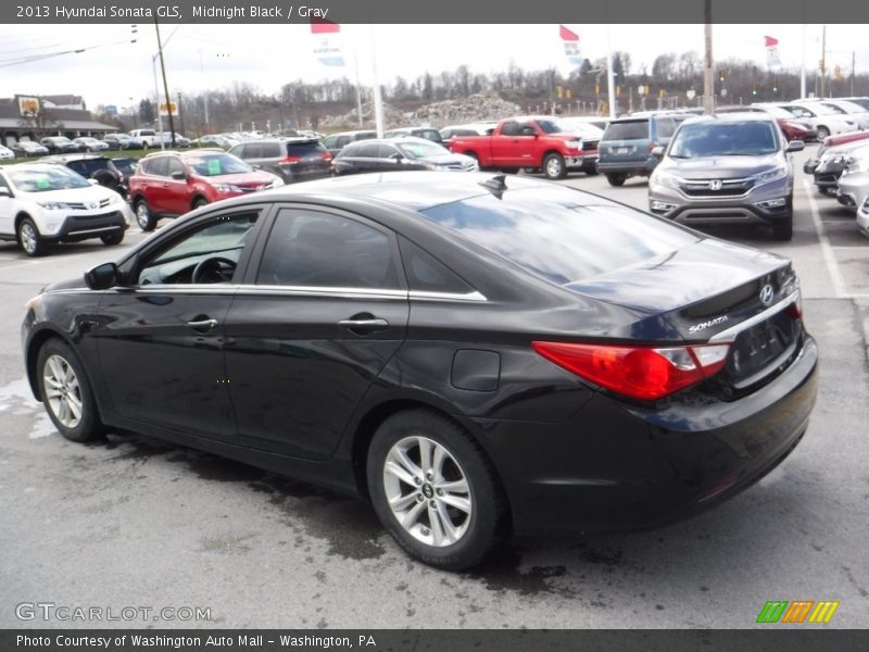 Midnight Black / Gray 2013 Hyundai Sonata GLS