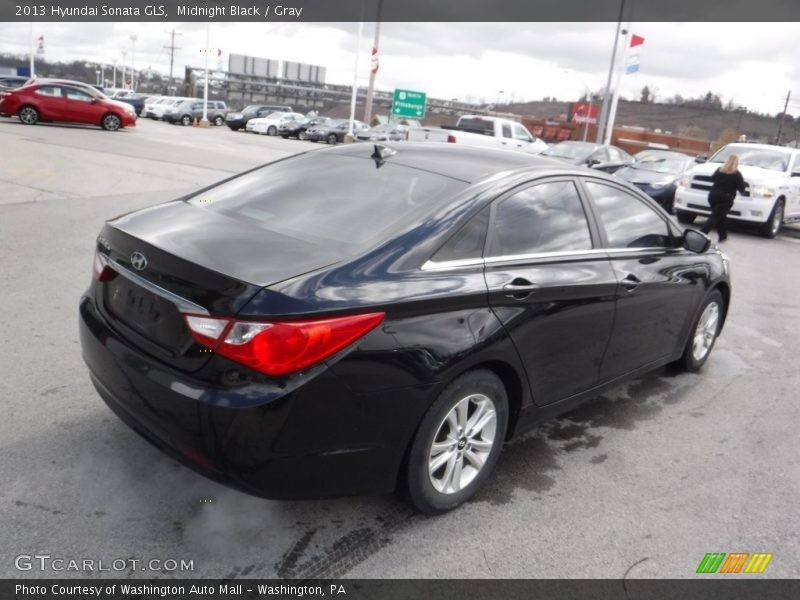 Midnight Black / Gray 2013 Hyundai Sonata GLS